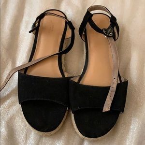 black espadrilles